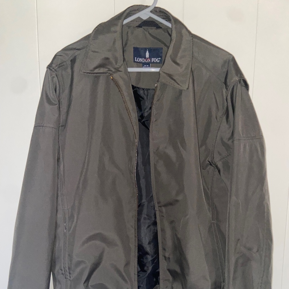 London Fog green jacket